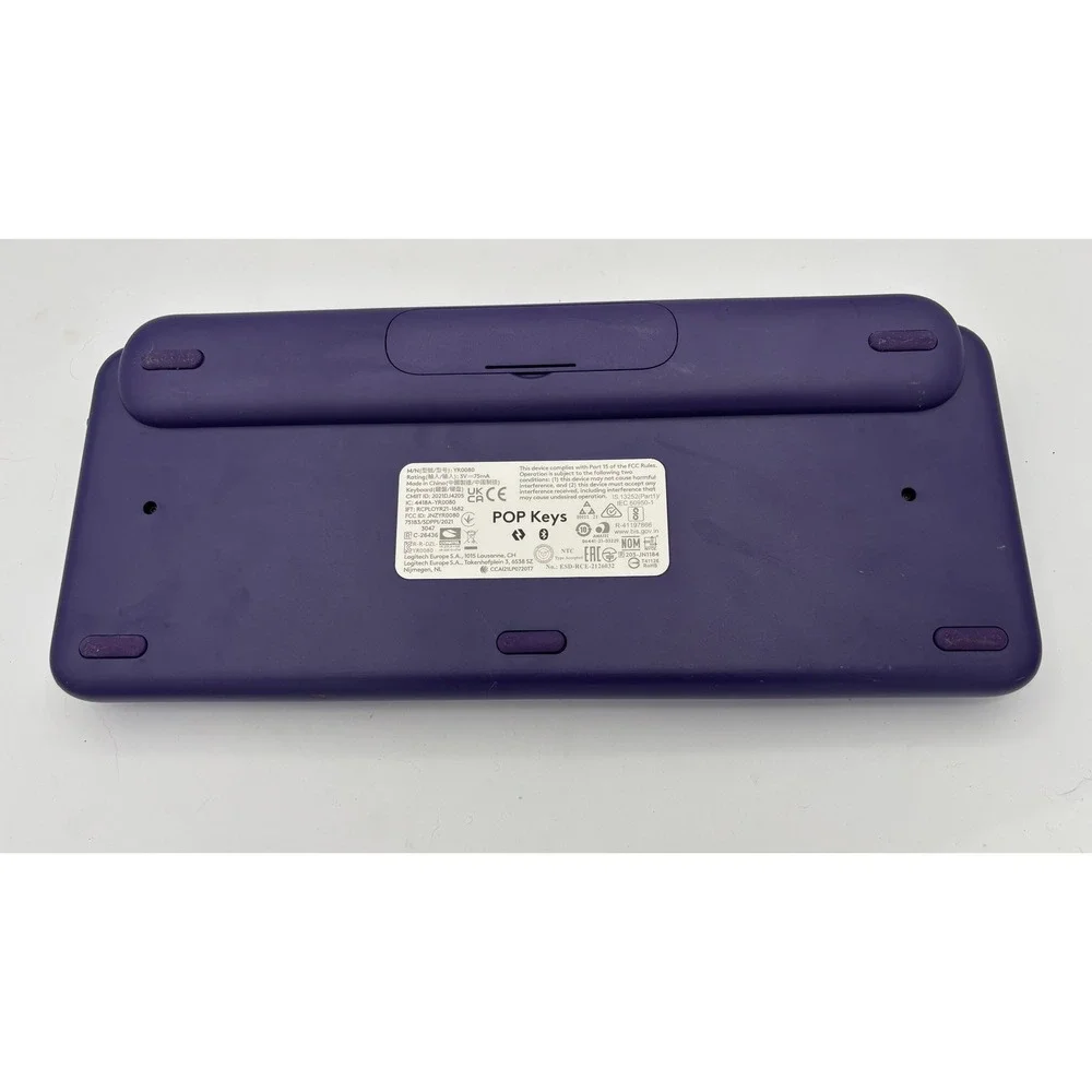 Logitech POP Keys Keyboard Unisex OS Purple Wireless Mechanical Emoji Retro